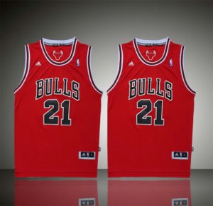 Maillot De Basket Chicago Bulls Caron Butler 21 Tissus Sportif Fans Edition Rouge